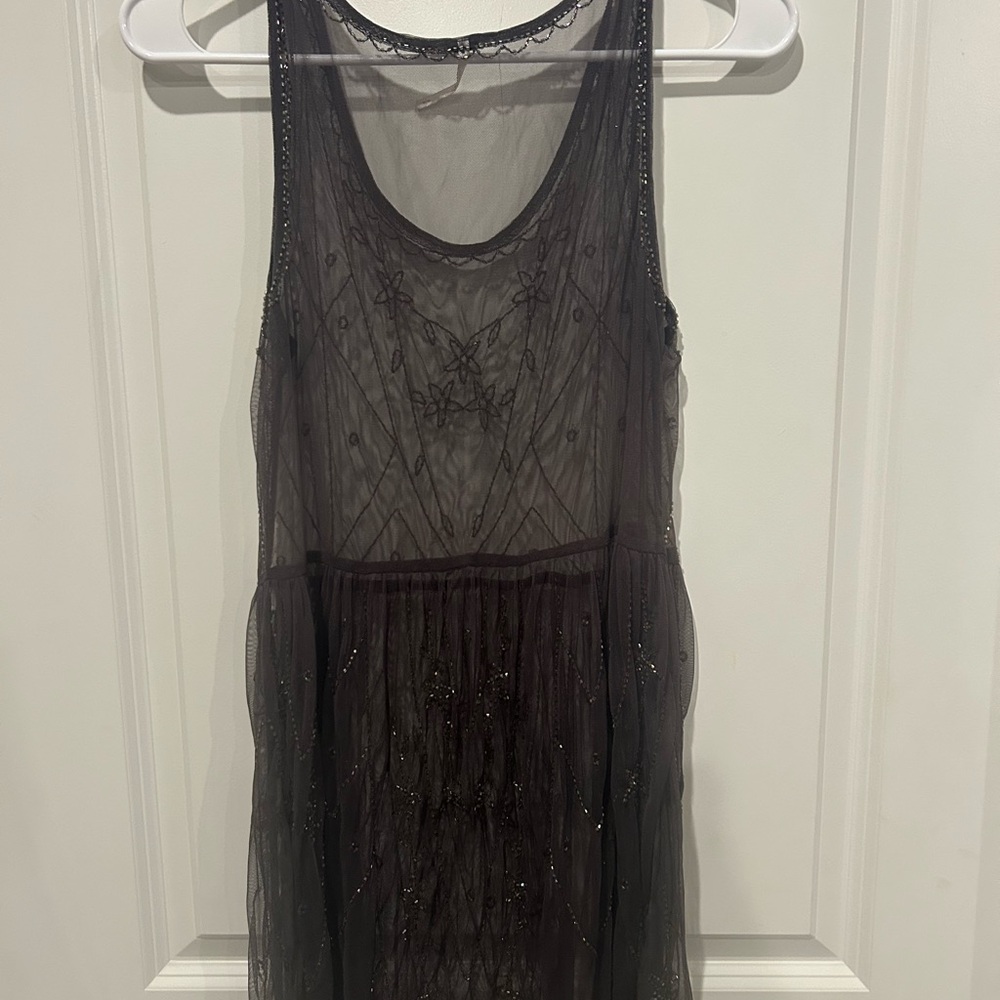 FP Movement by Free People Sheer Black Dress